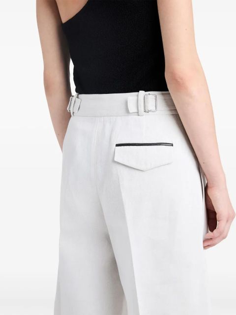 Proenza Schouler pleated knee-length shorts - White