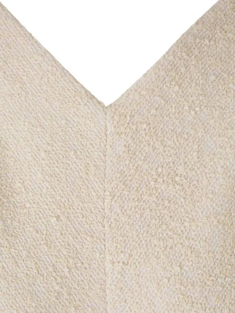 KHAITE V-back flared skater dress - Neutrals - zdjęcie produktu nr 2