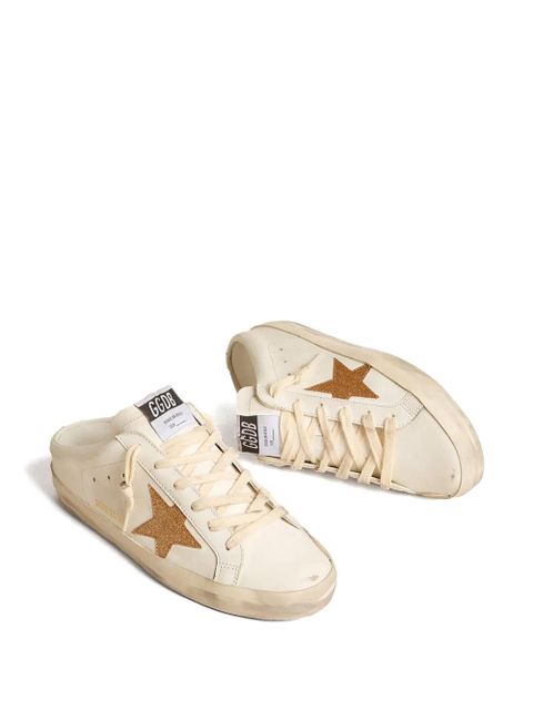 Golden Goose Super-Star sabot leather sneakers - White