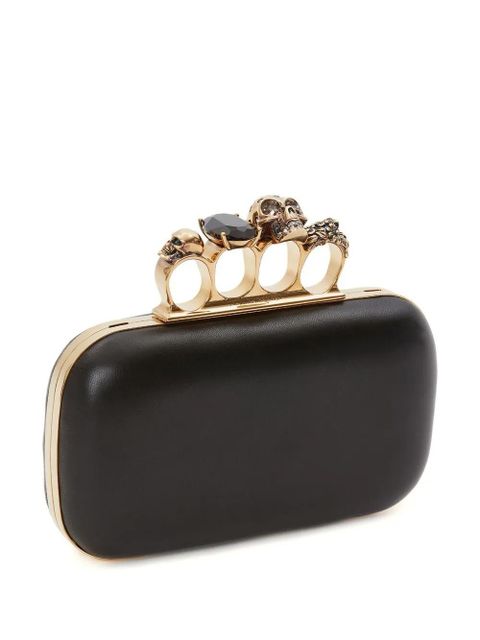 Alexander McQueen Knuckle clutch bag - Black - zdjęcie produktu nr 2