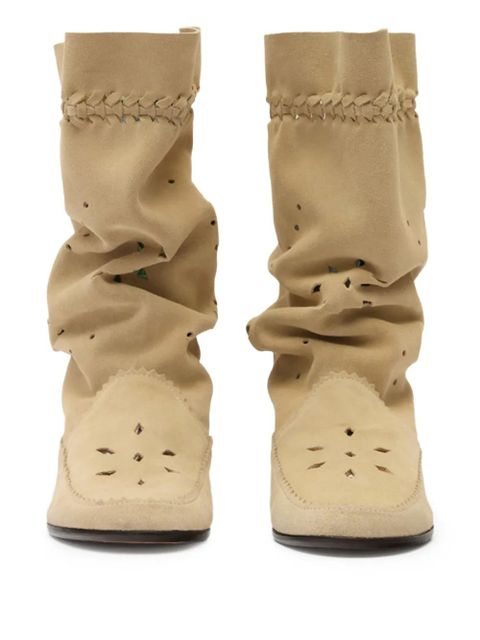 ISABEL MARANT tassel cut-out welky boots - Neutrals - zdjęcie produktu nr 2