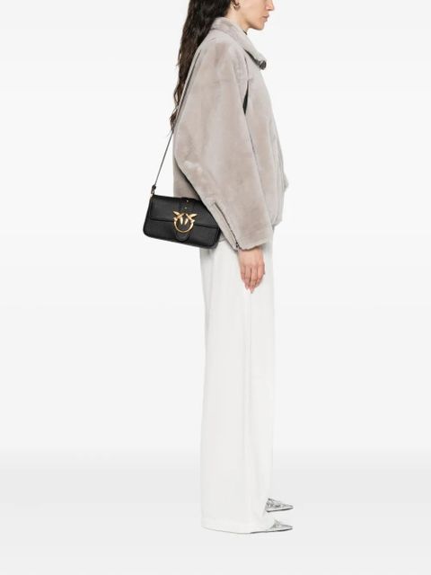 PINKO mini Love flap shoulder bag - Black - zdjęcie produktu nr 2