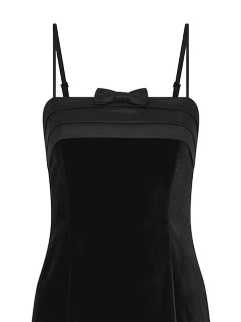 Posse Quincy velvet midi dress - Black - zdjęcie produktu nr 2