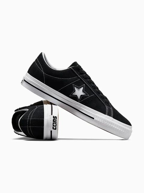 Converse tenisówki zamszowe One Star Pro Tn+ kolor czarny 171327C - zdjęcie produktu nr 2