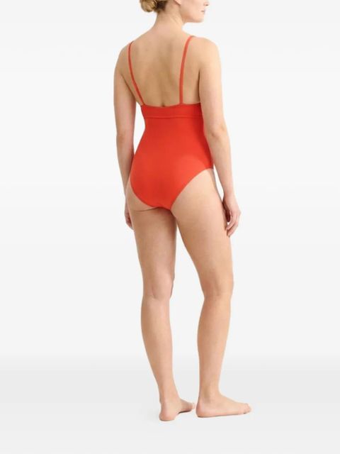ERES Larcin V-neck swimsuit - Red