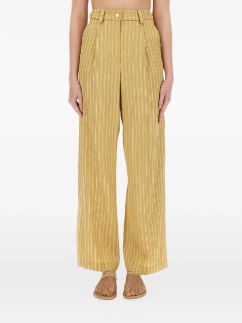 Alysi striped tailored trousers - Yellow - zdjęcie produktu nr 1