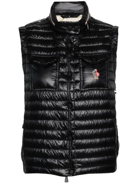 Moncler Grenoble Gumiane padded gilet - Black - zdjęcie produktu nr 1