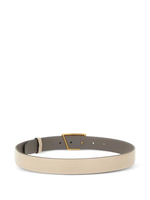 Tod's logo-buckle belt - Neutrals