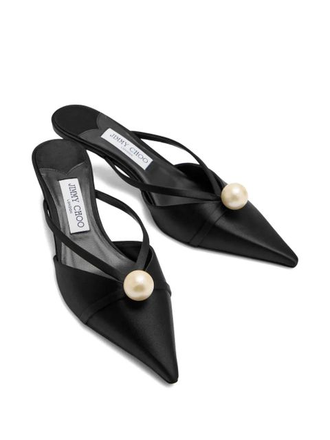 Jimmy Choo 50mm Sana mules - Black - zdjęcie produktu nr 2