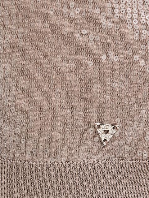 Guess t-shirt JUNIPER damski kolor beżowy W5YR21 Z3E70