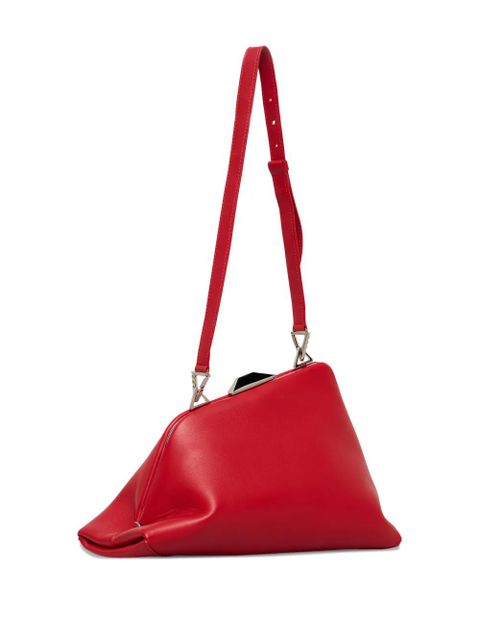 The Attico silver-tone hardware shoulder bag - Red