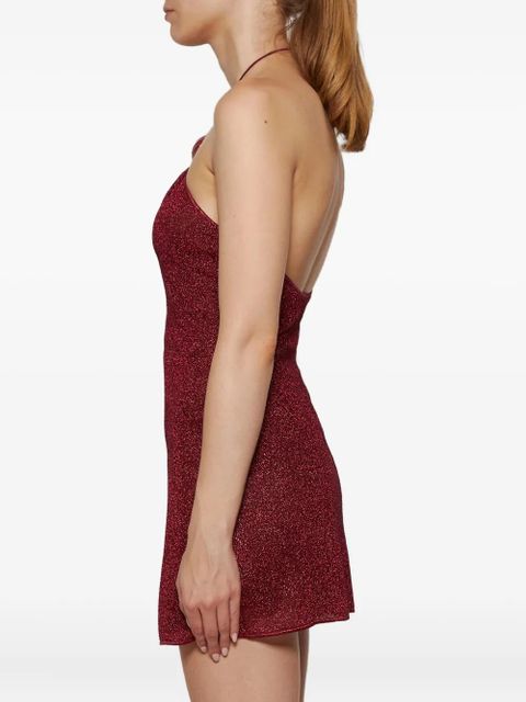 Oséree Lumiere halterneck dress - Red - zdjęcie produktu nr 2