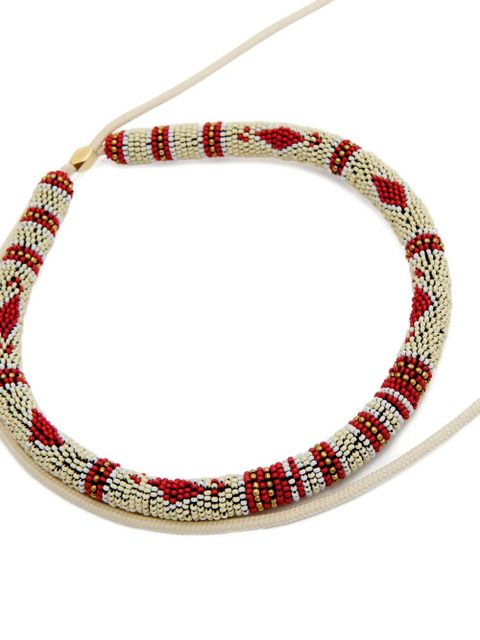 ISABEL MARANT Nina beaded necklace - Neutrals - zdjęcie produktu nr 2