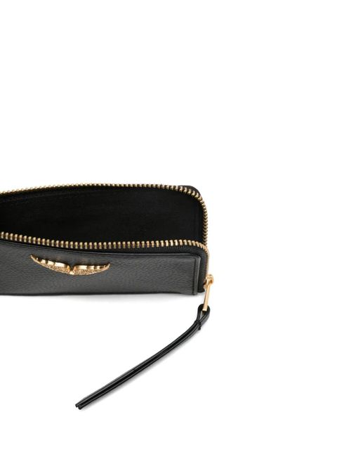 Zadig&Voltaire logo-plaque wallet - Black