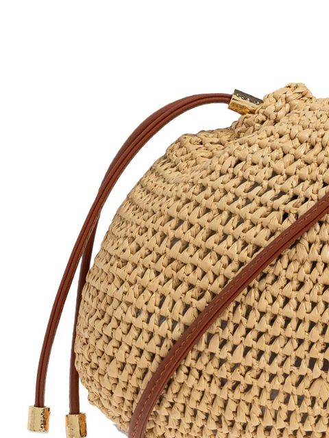 Ulla Johnson Lali raffia cross body bag - Neutrals