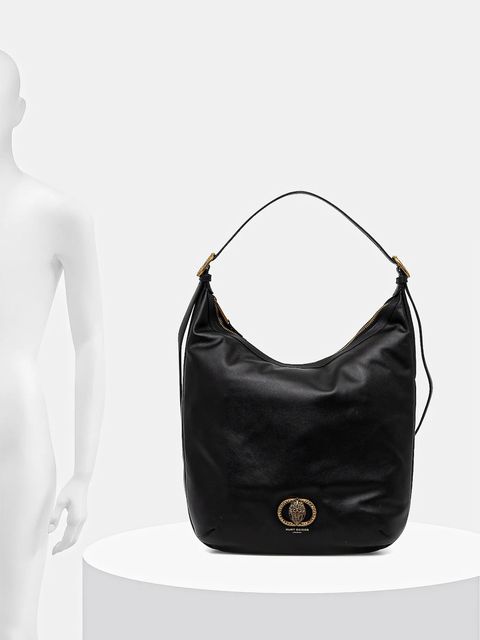 Kurt Geiger London torebka skórzana kolor czarny 4704500109