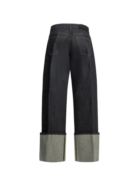 Givenchy turn-up cuff jeans - Blue