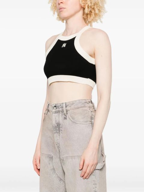 AMIRI Ma cropped tank top - Black - zdjęcie produktu nr 2