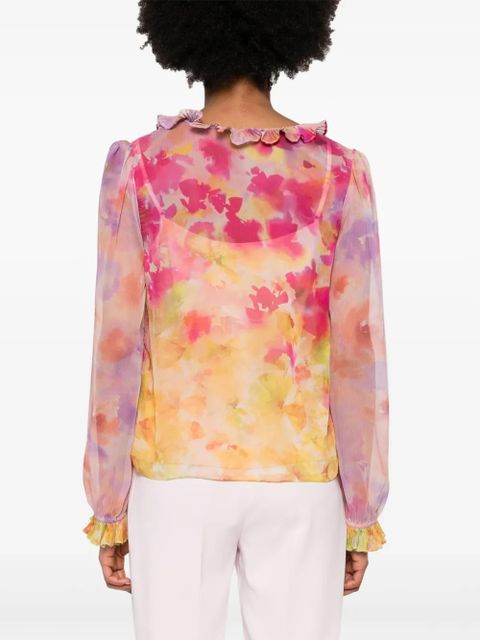 TWINSET floral-print georgette blouse - Pink