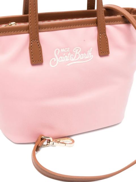 MC2 Saint Barth mini City logo tote bag - Pink