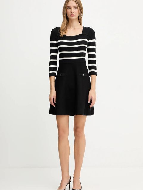 Morgan sukienka kolor czarny mini rozkloszowana RMPIA - zdjęcie produktu nr 2