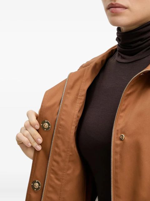 TWINSET hooded parka coat - Brown