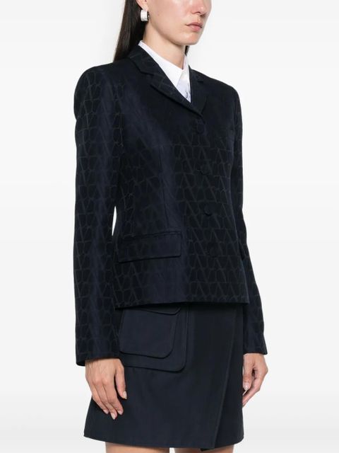 Valentino Garavani Toile Iconographe blazer - Blue