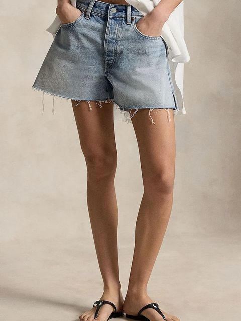 Polo Ralph Lauren szorty damskie jeansowe RIGID DENIM-WVN-SHORTS - zdjęcie produktu nr 2