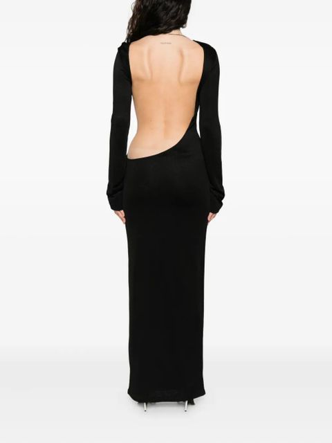 Saint Laurent chain-embellished dress - Black