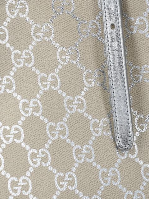 Gucci medium GG Emblem tote bag - Neutrals