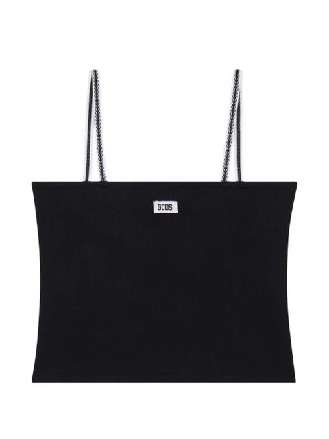 GCDS logo-patch tank top - Black - zdjęcie produktu nr 1