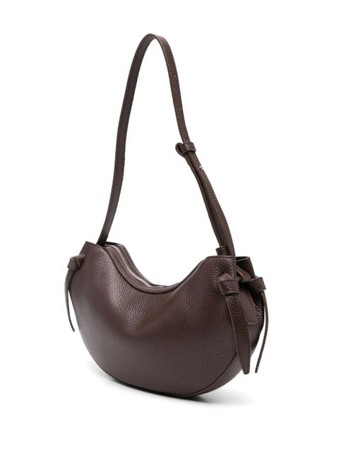 Yuzefi Fortune Cookie leather shoulder bag - Brown