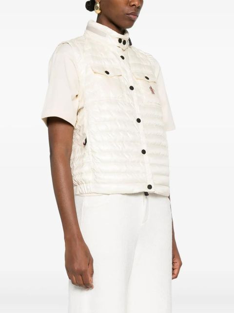 Moncler Grenoble Gumiane gilet - Neutrals
