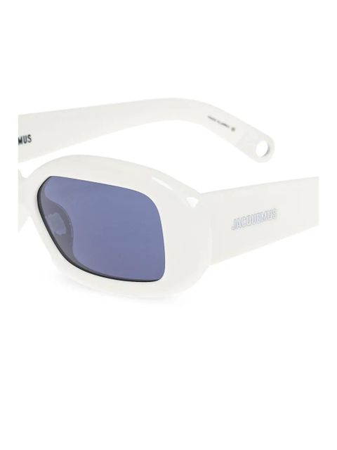 Jacquemus Les Lunettes Rond Carré sunglasses - White