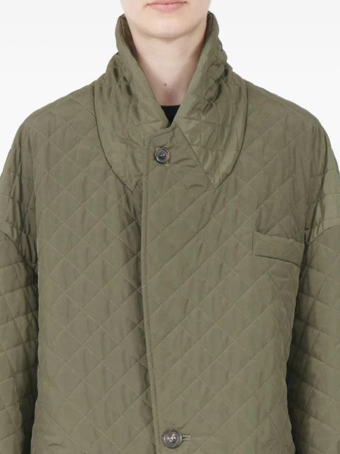 Maison Margiela quilted single-breasted coat - Green