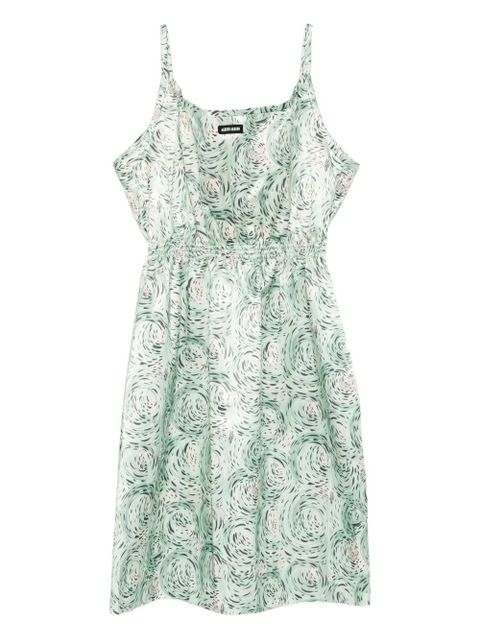 Miu Miu swirl-print dre - Green - zdjęcie produktu nr 2