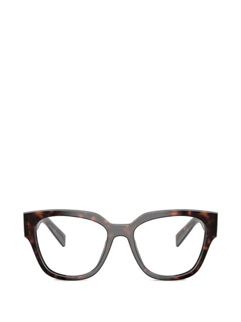 Prada Eyewear square-frame glasses - Brown - zdjęcie produktu nr 1