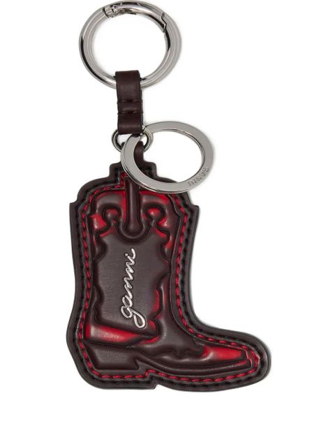 GANNI boot-shaped keyring - Red - zdjęcie produktu nr 1