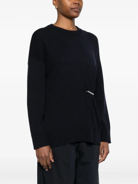 TWINSET gathered sweater - Blue