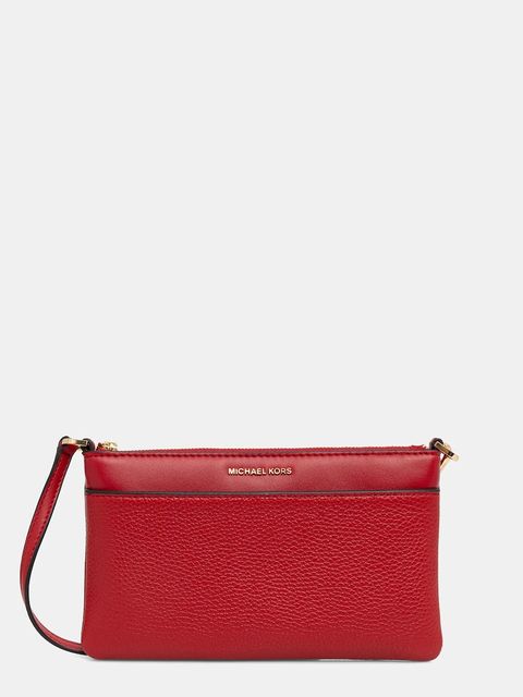 MICHAEL Michael Kors kopertówka skórzana kolor czerwony 32F5GJ6F6L - zdjęcie produktu nr 1