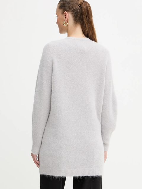 Marella kardigan z wełną damski kolor szary 2523346122200