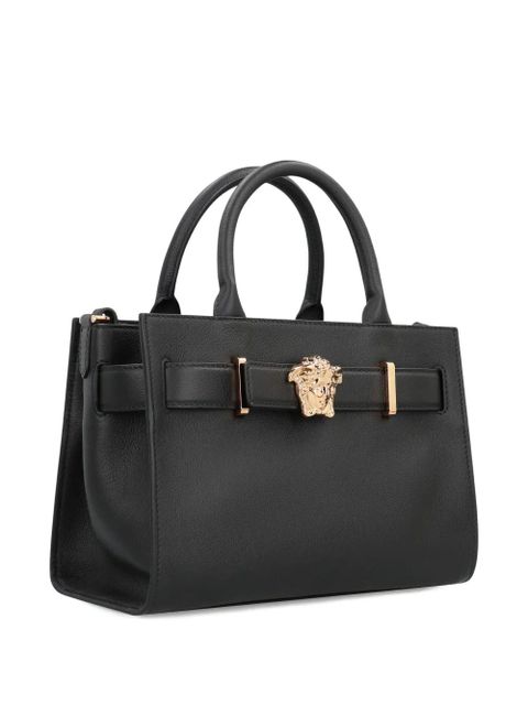 Versace Medusa leather tote bag - Black