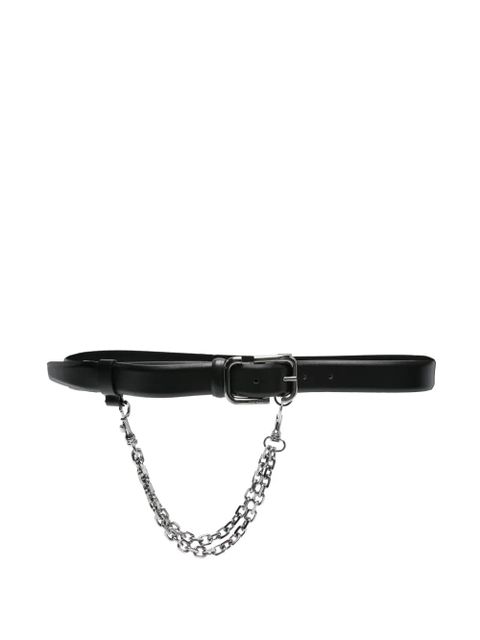 The Attico chain-detail belt - Black - zdjęcie produktu nr 1