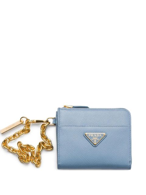 Prada small Saffiano wallet - Blue - zdjęcie produktu nr 1