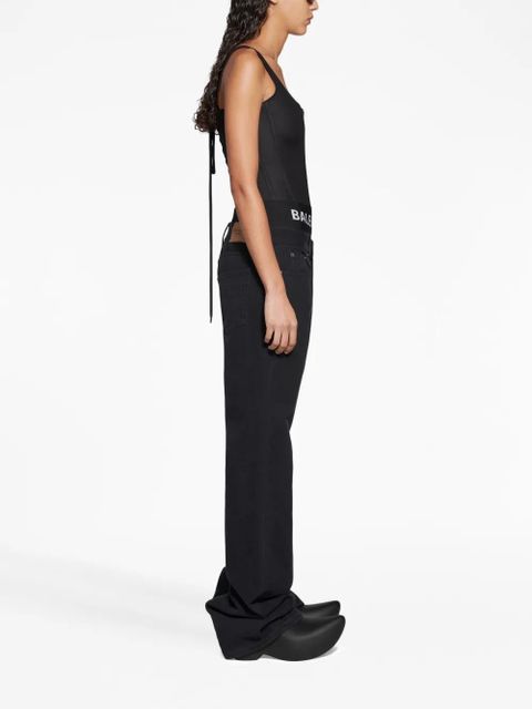 Balenciaga low-rise flared jeans - Black - zdjęcie produktu nr 2