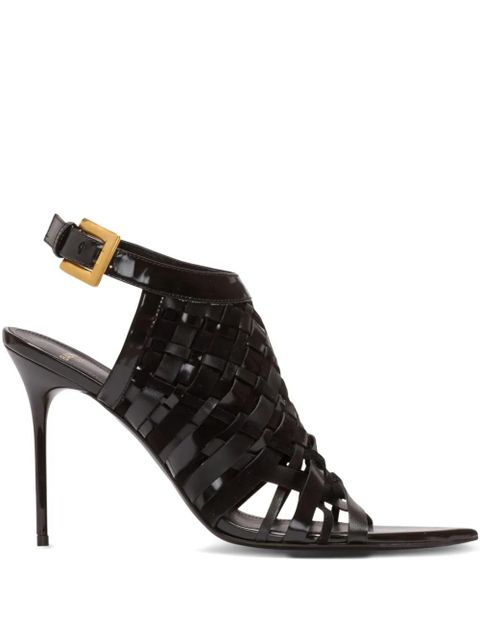 Balmain 95mm open-toe sandals - Black - zdjęcie produktu nr 1
