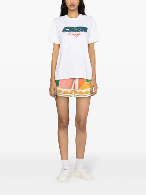 Casablanca Summer Court silk shorts - Orange