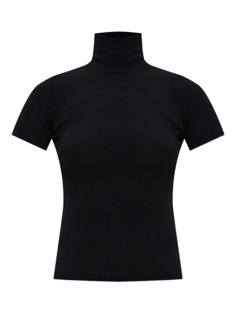 Max Mara ribbed turtleneck top - Black - zdjęcie produktu nr 1