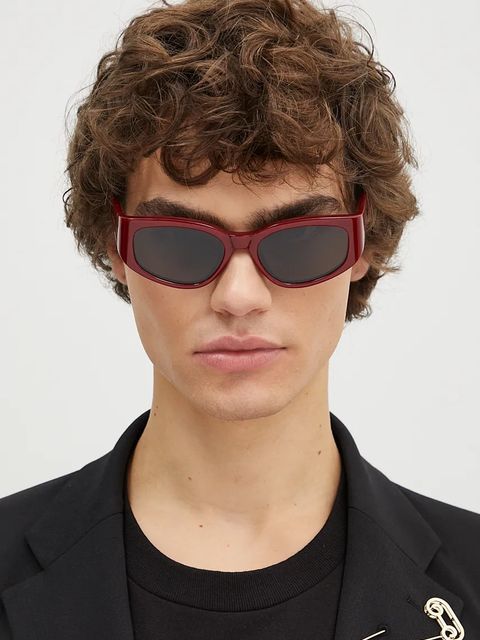 Jacquemus okulary przeciwsłoneczne GALA kolor bordowy JAC5C3SUN