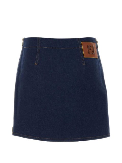 FENDI denim mini skirt - Blue - zdjęcie produktu nr 2